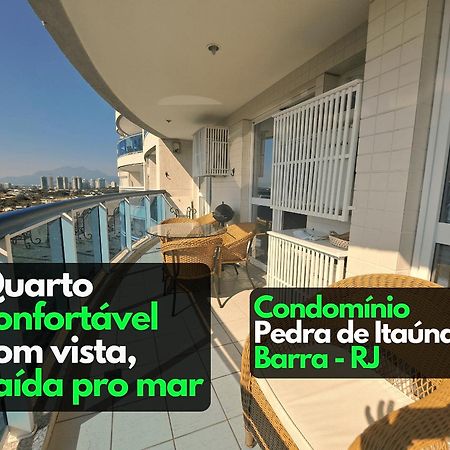 Quarto Privativo Em Apto Barra Com Vista - Com Anfitriao Rio de Janeiro Exteriér fotografie