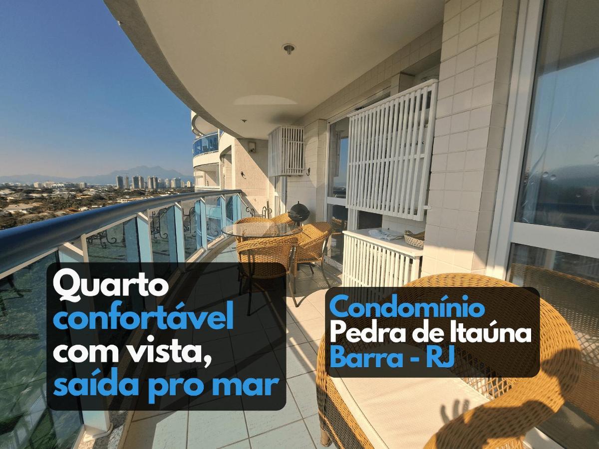 Quarto Privativo Em Apto Barra Com Vista - Com Anfitriao Rio de Janeiro Exteriér fotografie